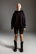 Oversized criss cross hoodie | 333