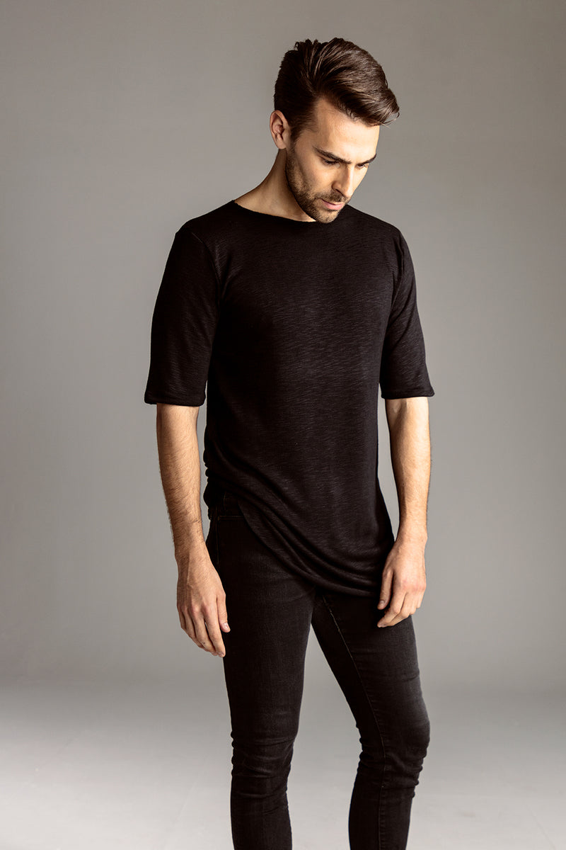 Curved Hem Tee | 222